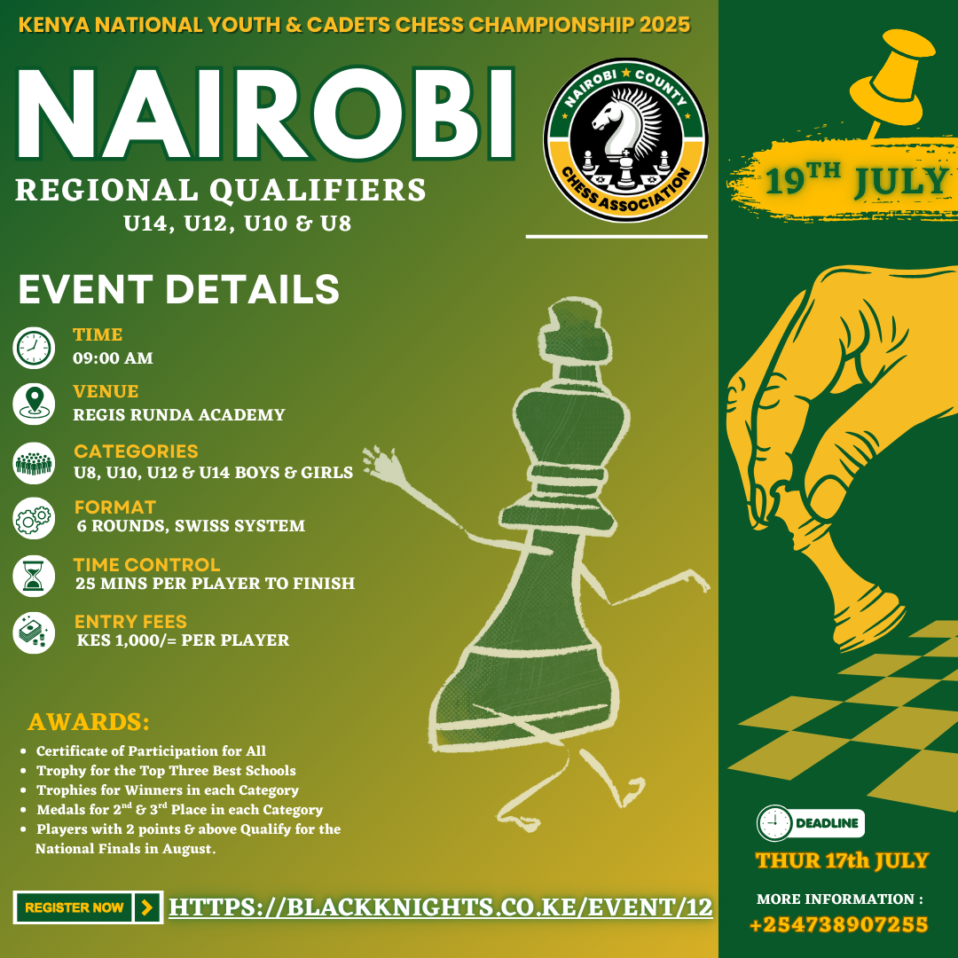 Nairobi Cadets Regional Qualifiers Poster